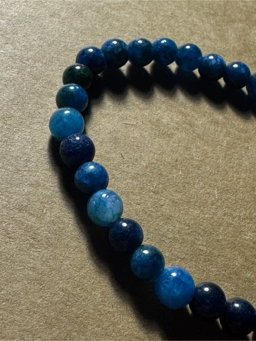 Authentic Blue Apatite Beaded Bracelet - photo 2