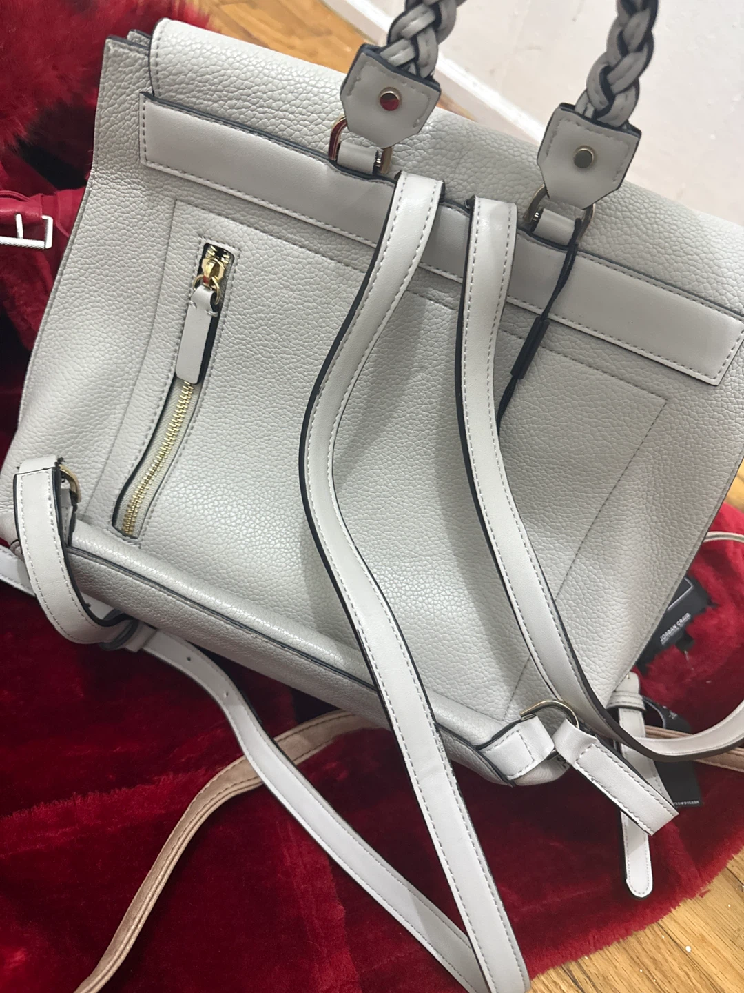 Calvin Klein Grey Leather Backpack - photo 2