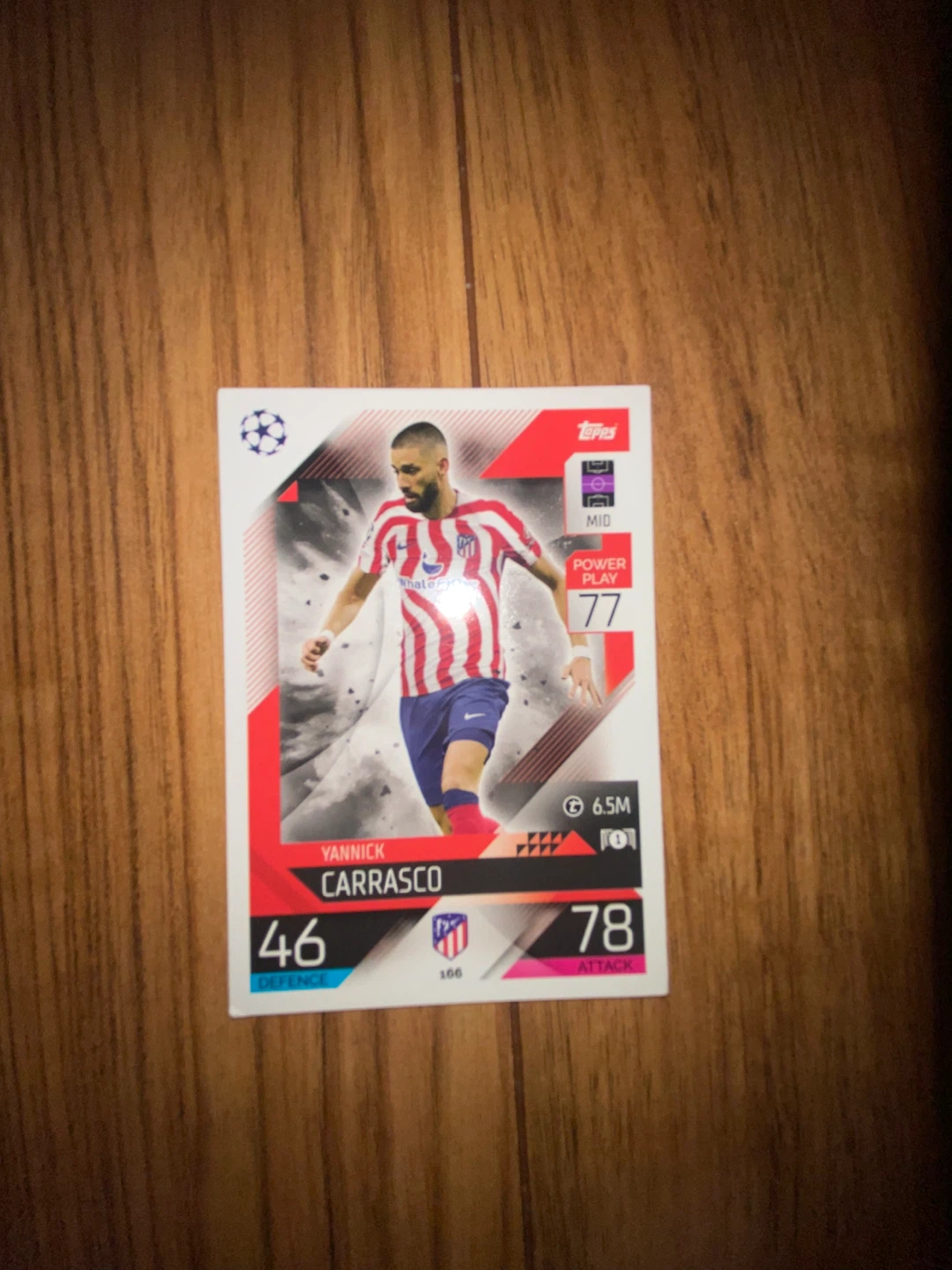 Topps Yannick Carrasco 2022-2023 UEFA Champions League Card
