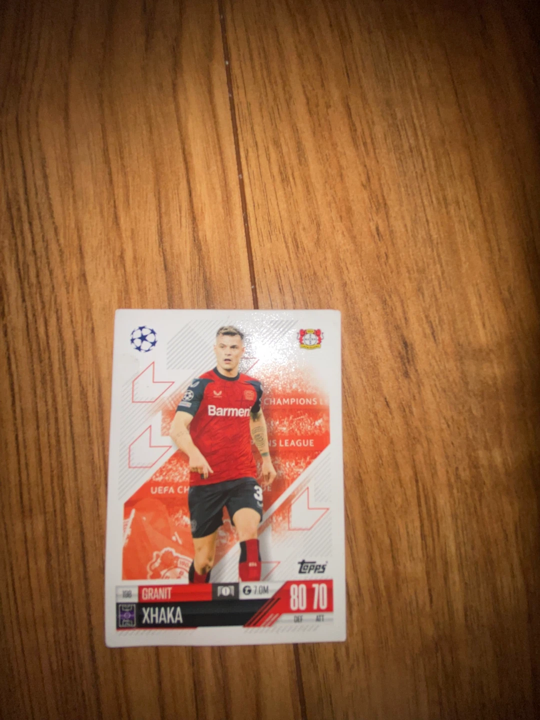 Topps Champions League Trading Card - Granit Xhaka