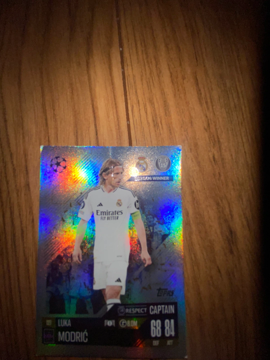 Topps Luka Modrić 2023/24 Champion League Card