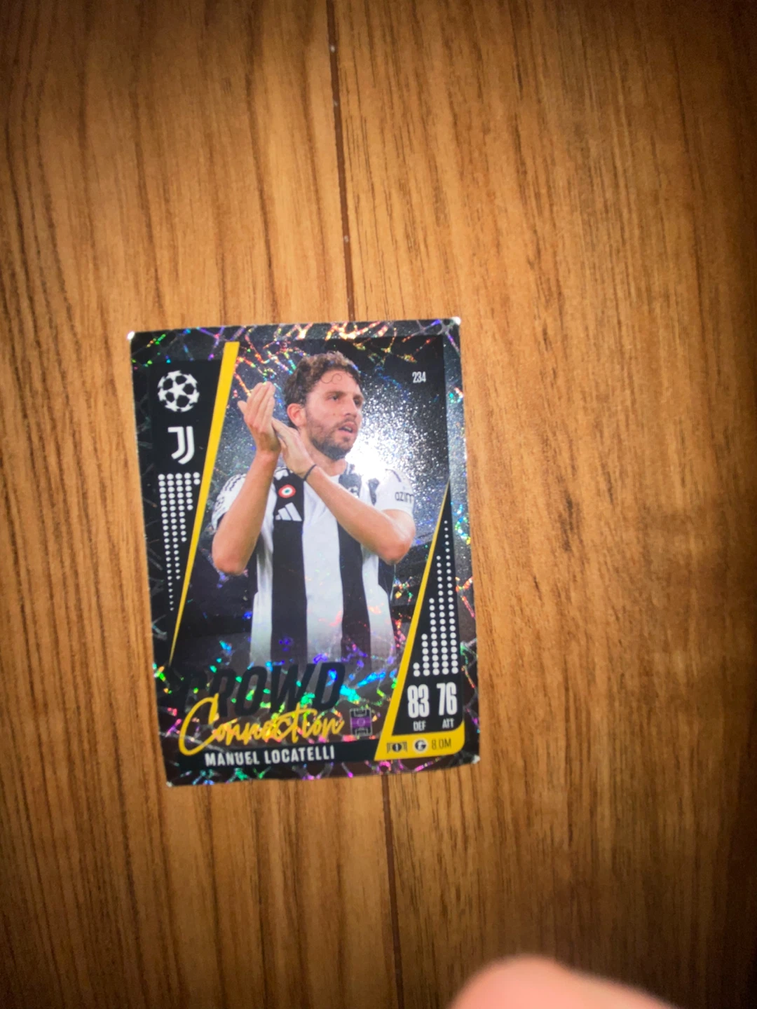 Juventus Manuel Locatelli Trading Card