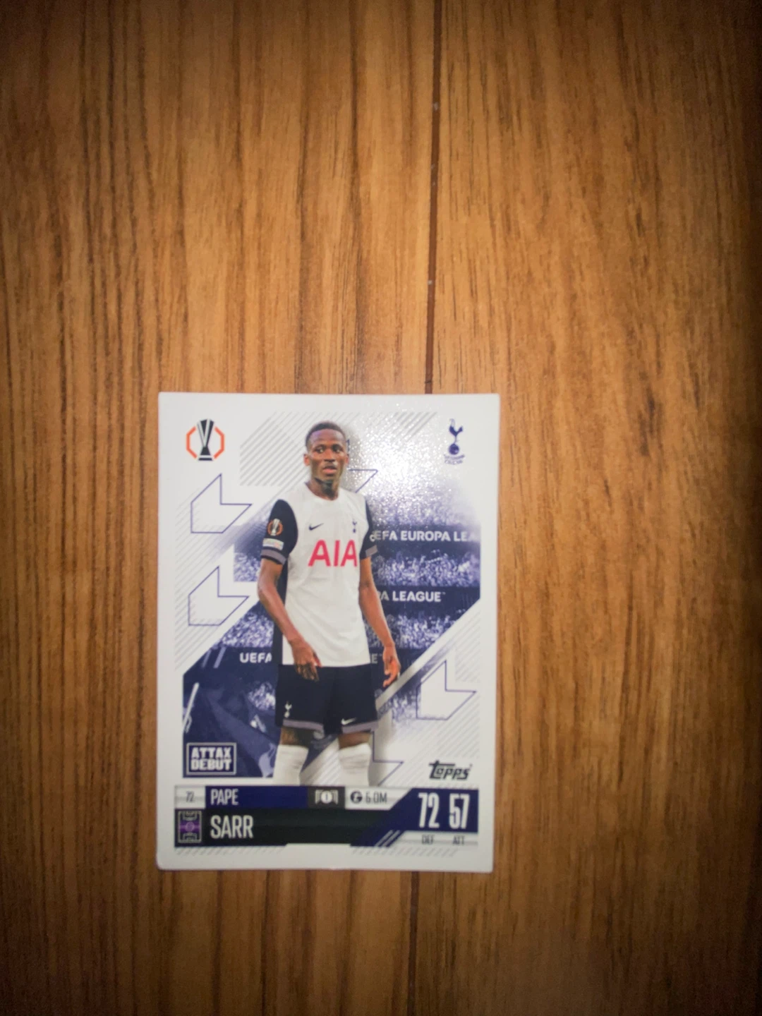 Topps UEFA Europa League Attax Pape Sarr Football Card