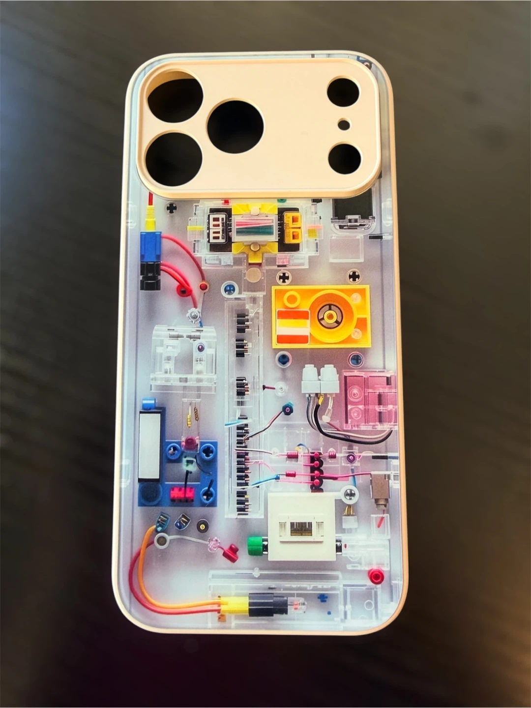 iPhone 17 Pro Max Case - Transparent Circuit Board Design - photo 4
