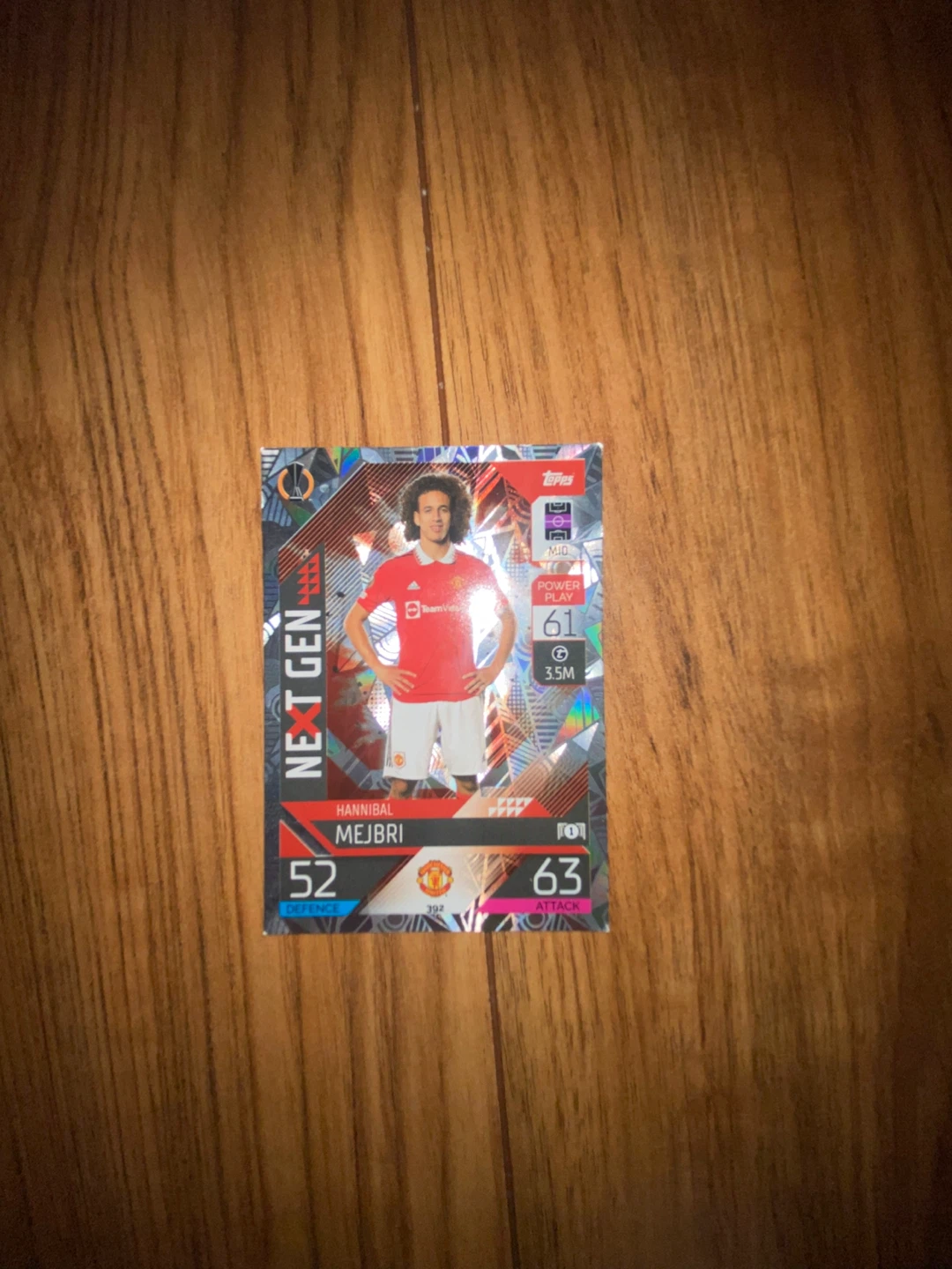 Topps Match Attax Next Gen Hannibal Mejbri Football Card