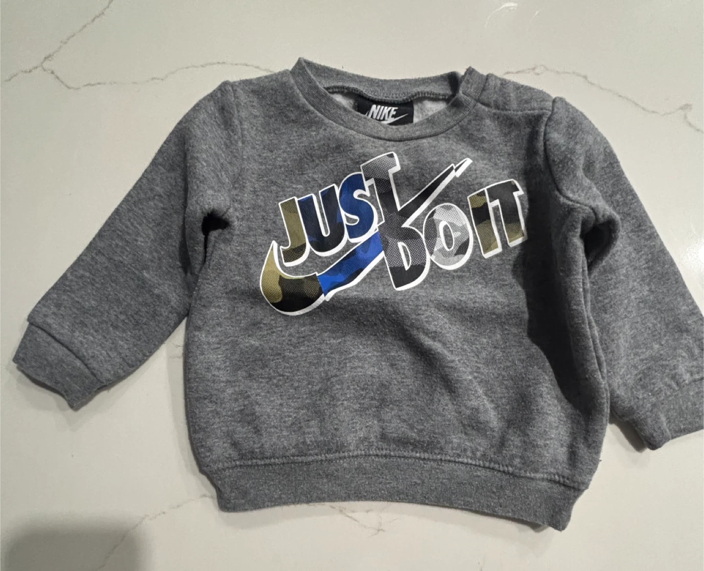 Nike Baby Boys Just Do It Crewneck Sweater 9M