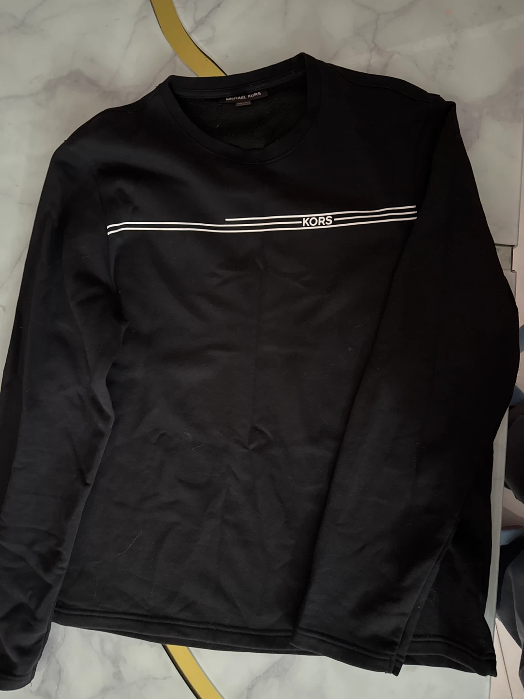Michael Kors Black Long Sleeve Sweatshirt - Size L