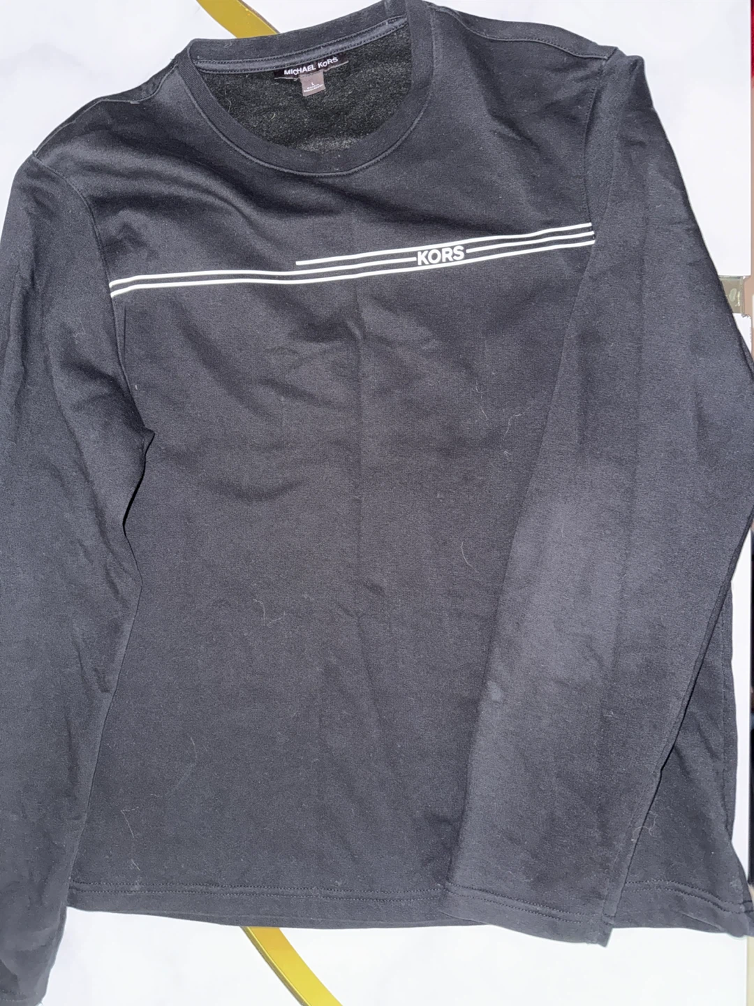 Michael Kors Black Long Sleeve Sweatshirt - Size L - photo 3