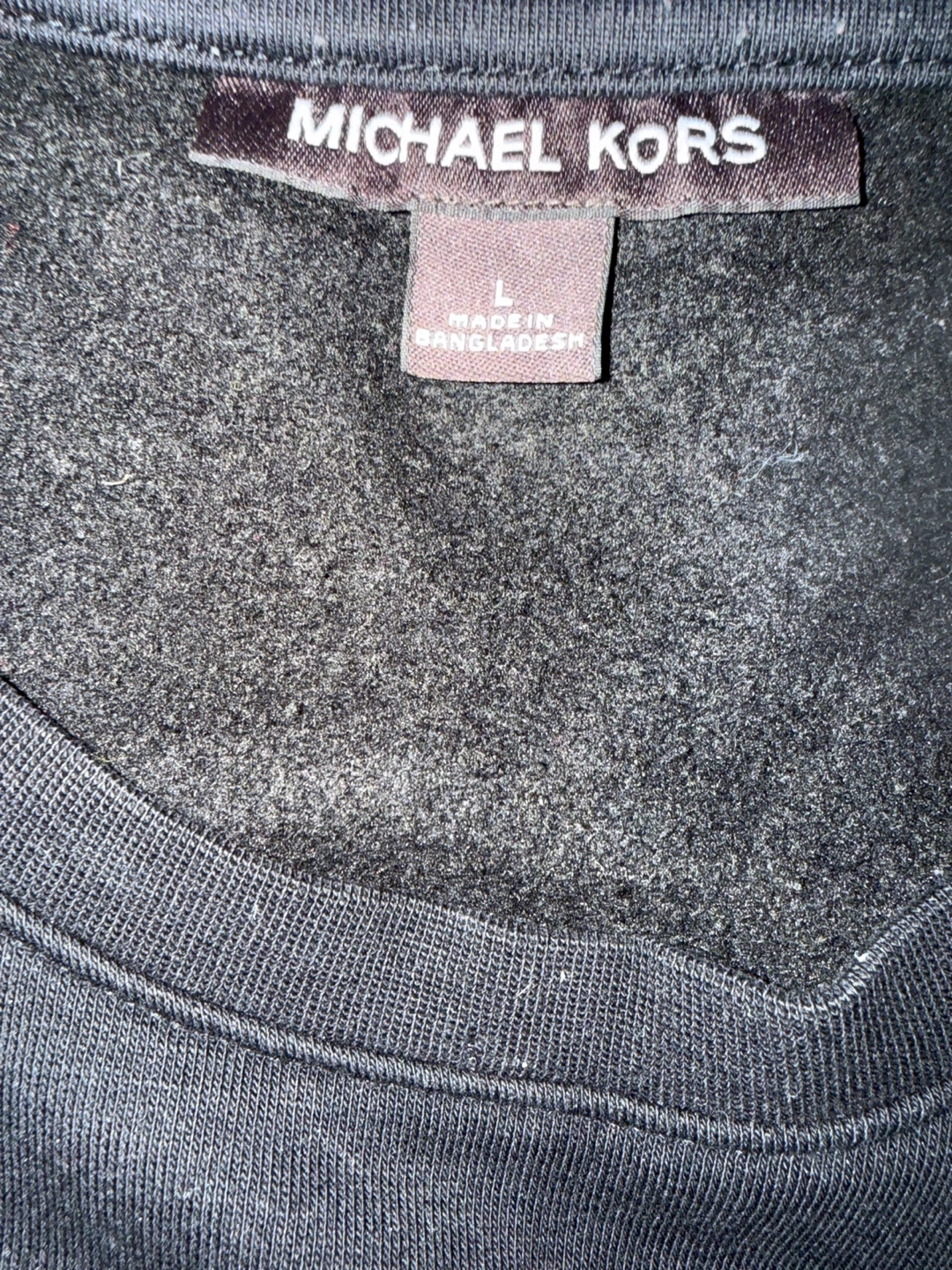 Michael Kors Black Long Sleeve Sweatshirt - Size L - photo 2