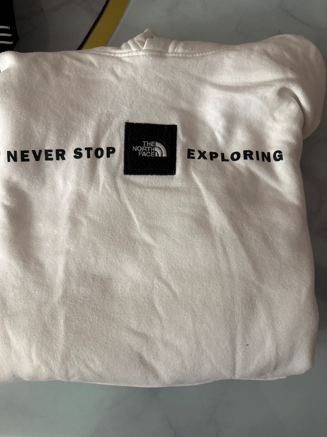 The North Face White "Never Stop Exploring" Hoodie Size L - photo 5