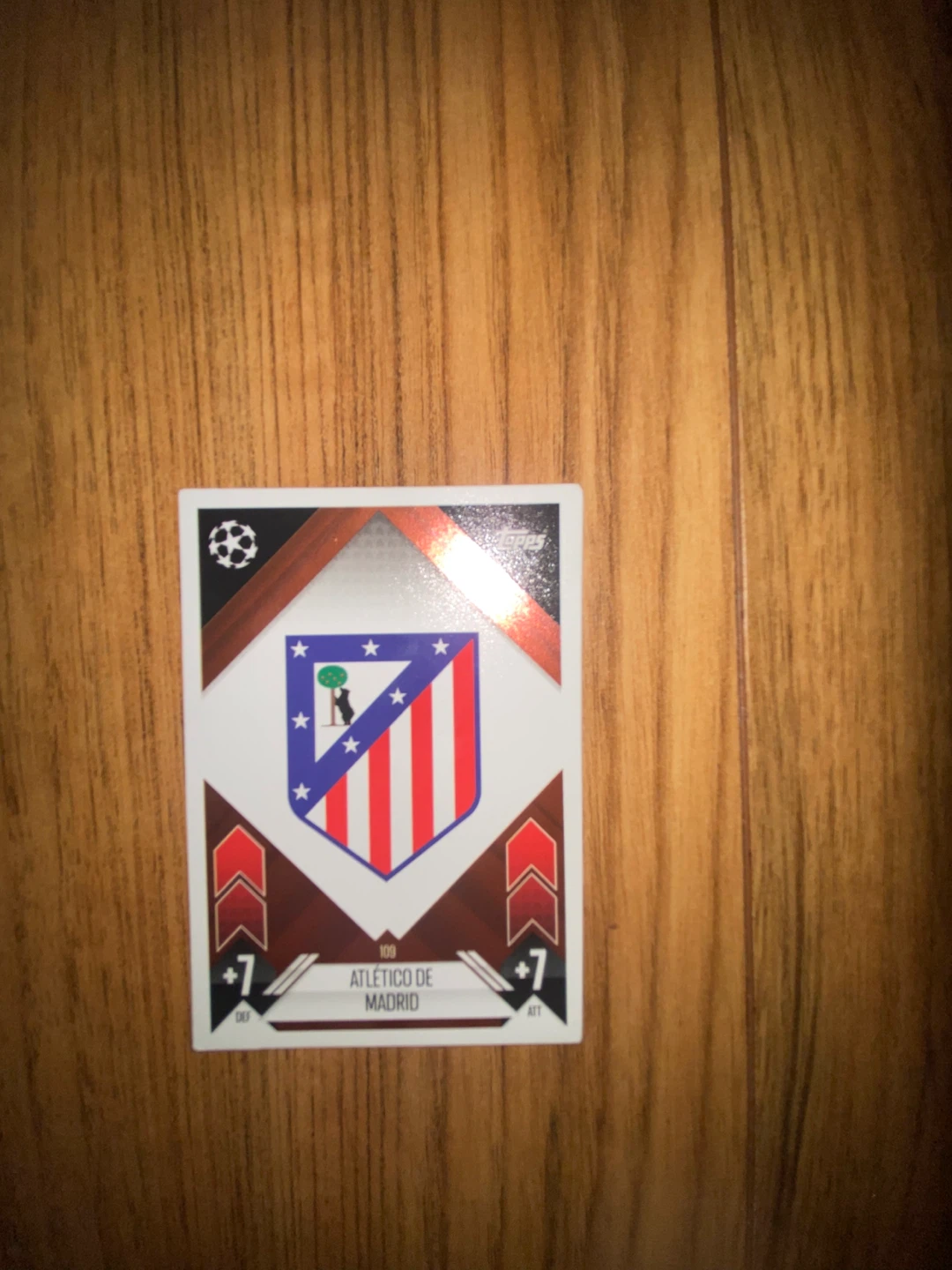 Atletico De Madrid Soccer Trading Card
