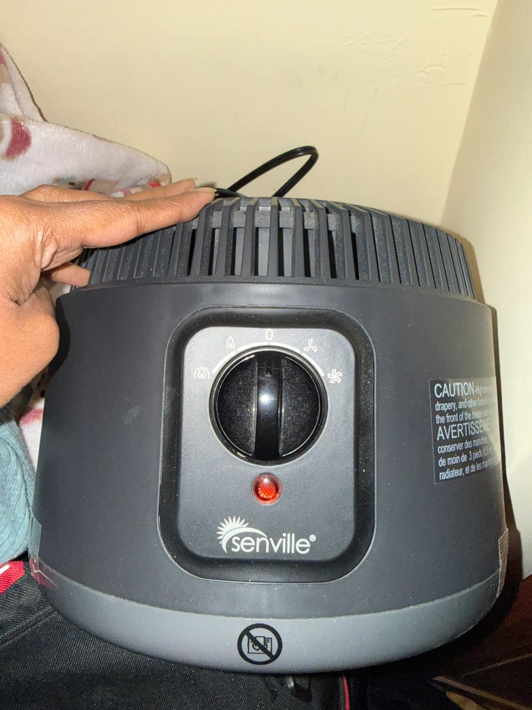 Senville Portable Electric Heater Fan