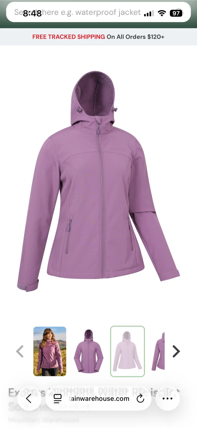 Mountain Warehouse Purple Softshell Jacket 🏆 - photo 2