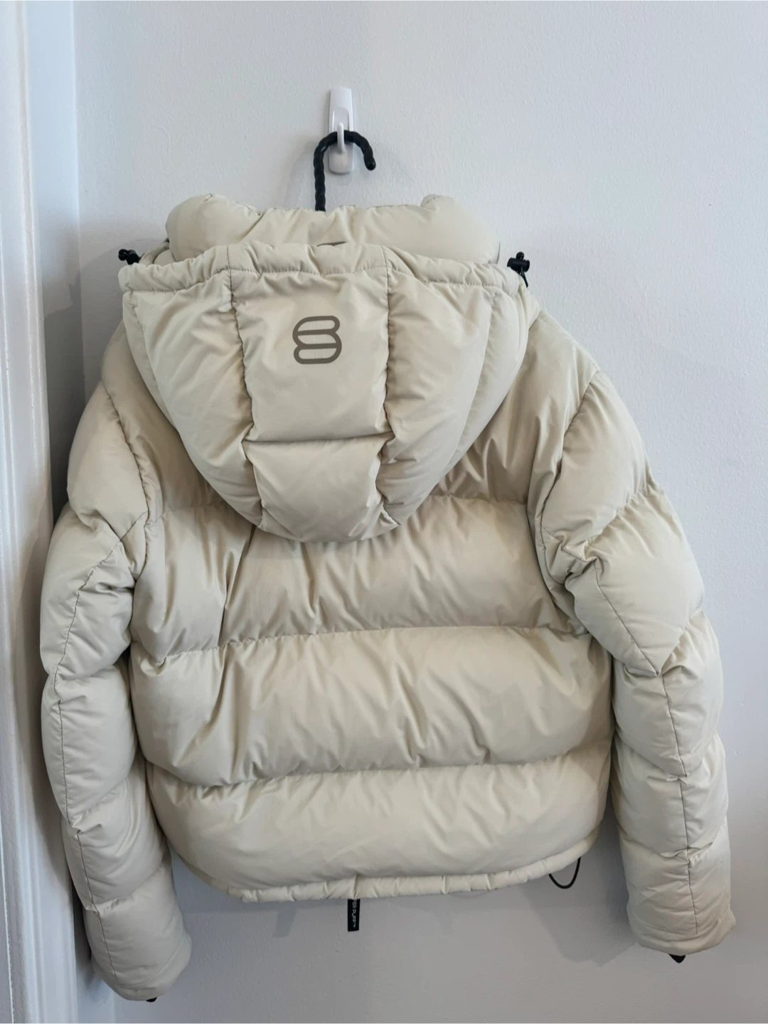 Super Puff Down Jacket - Cream, Size XS - photo 2