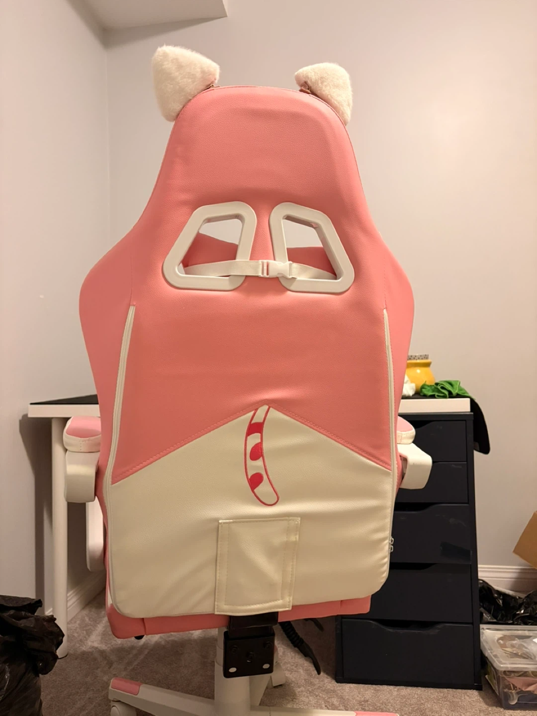 Pink Gaming Chair with Cat Ears - photo 2