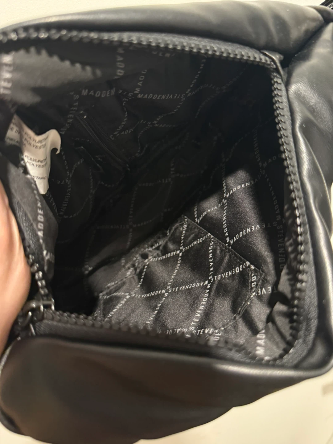 Steve Madden Black Quilted Sling Backpack - photo 5