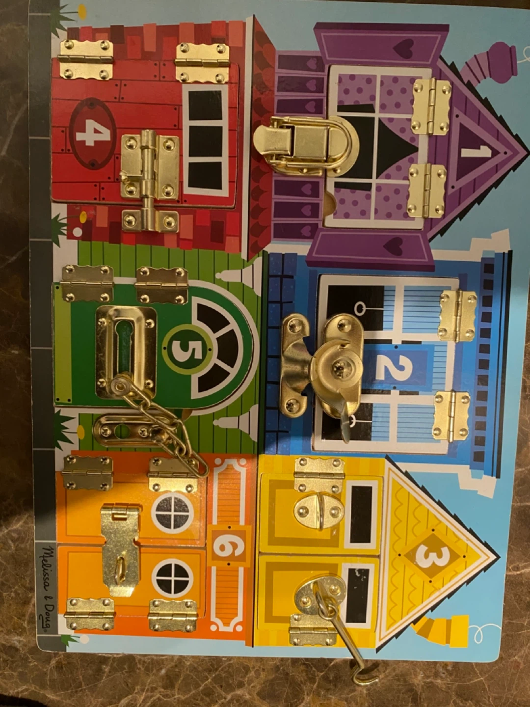 Melissa & Doug Lock and Key Activity Board