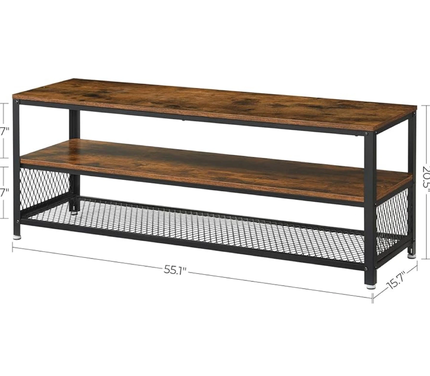 TV Stand with Storage Shelves - photo 3