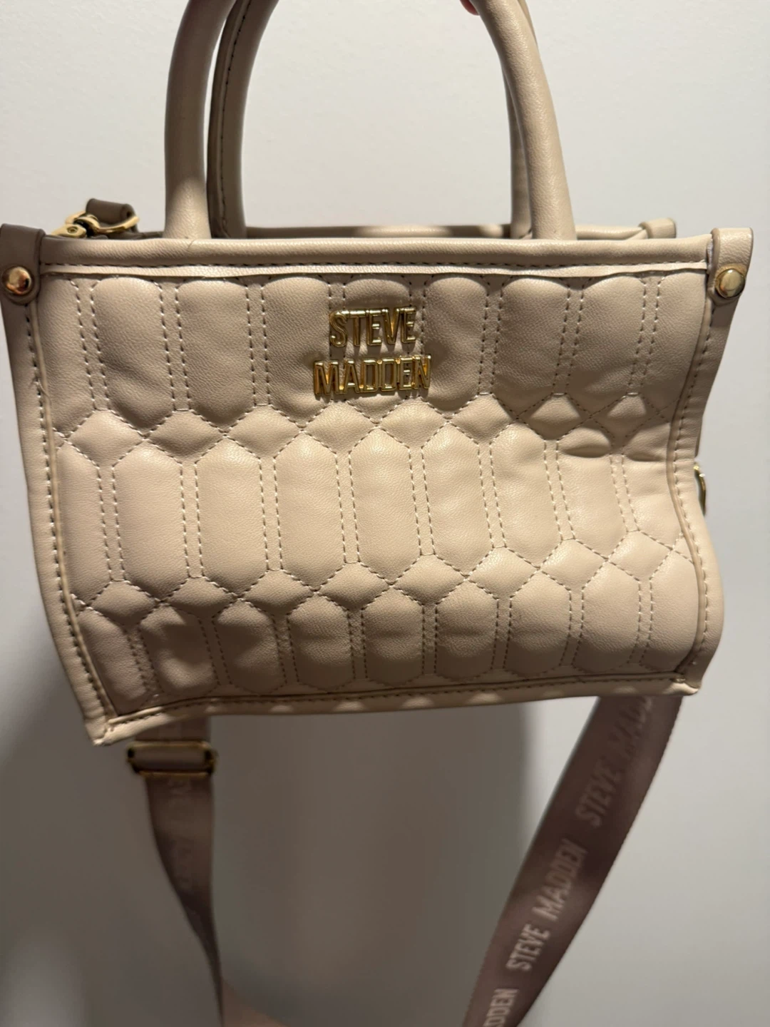 Steve Madden Quilted Satchel Bag