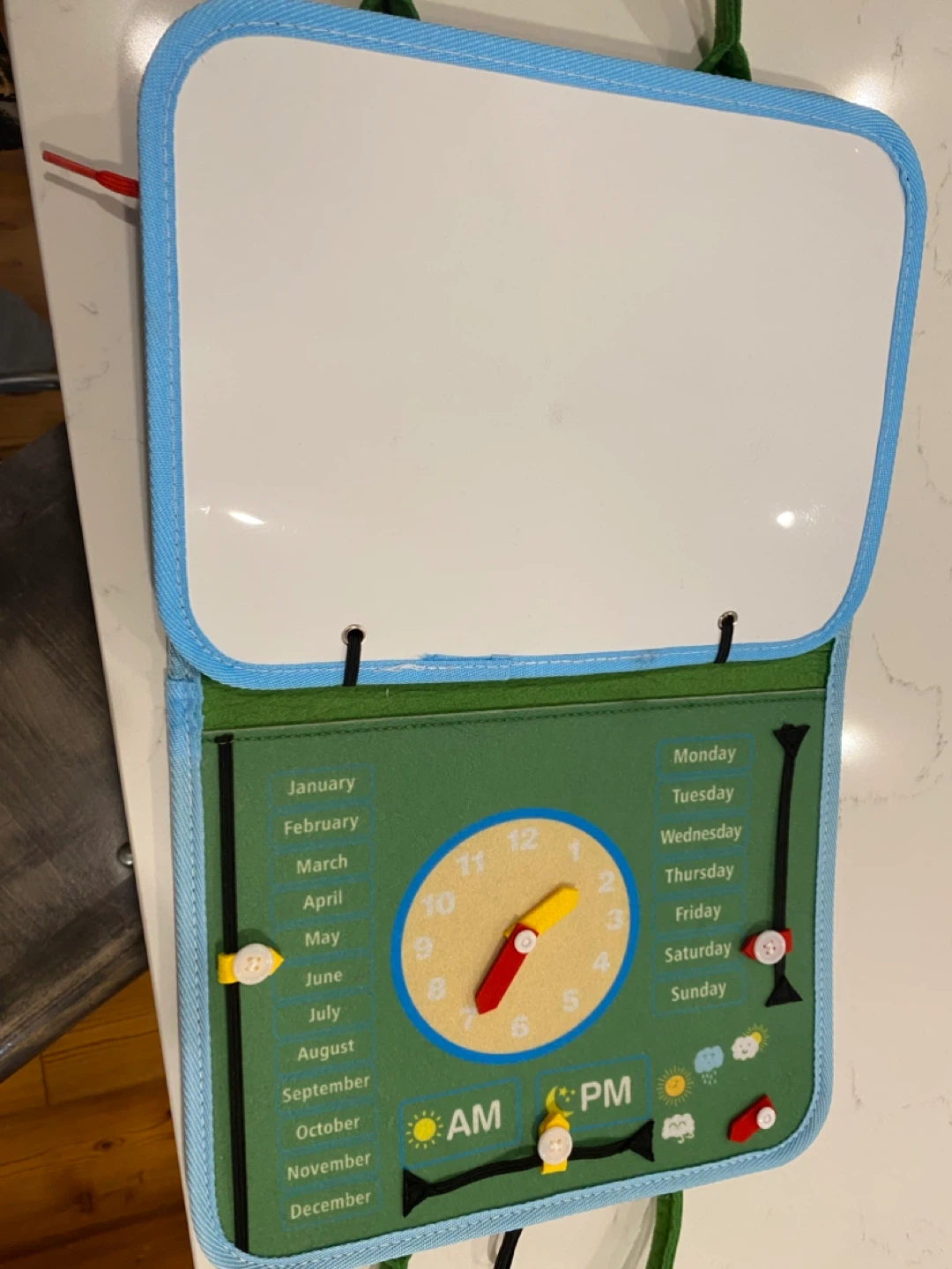 Toddler Busy Board with Whiteboard Montessori - photo 2