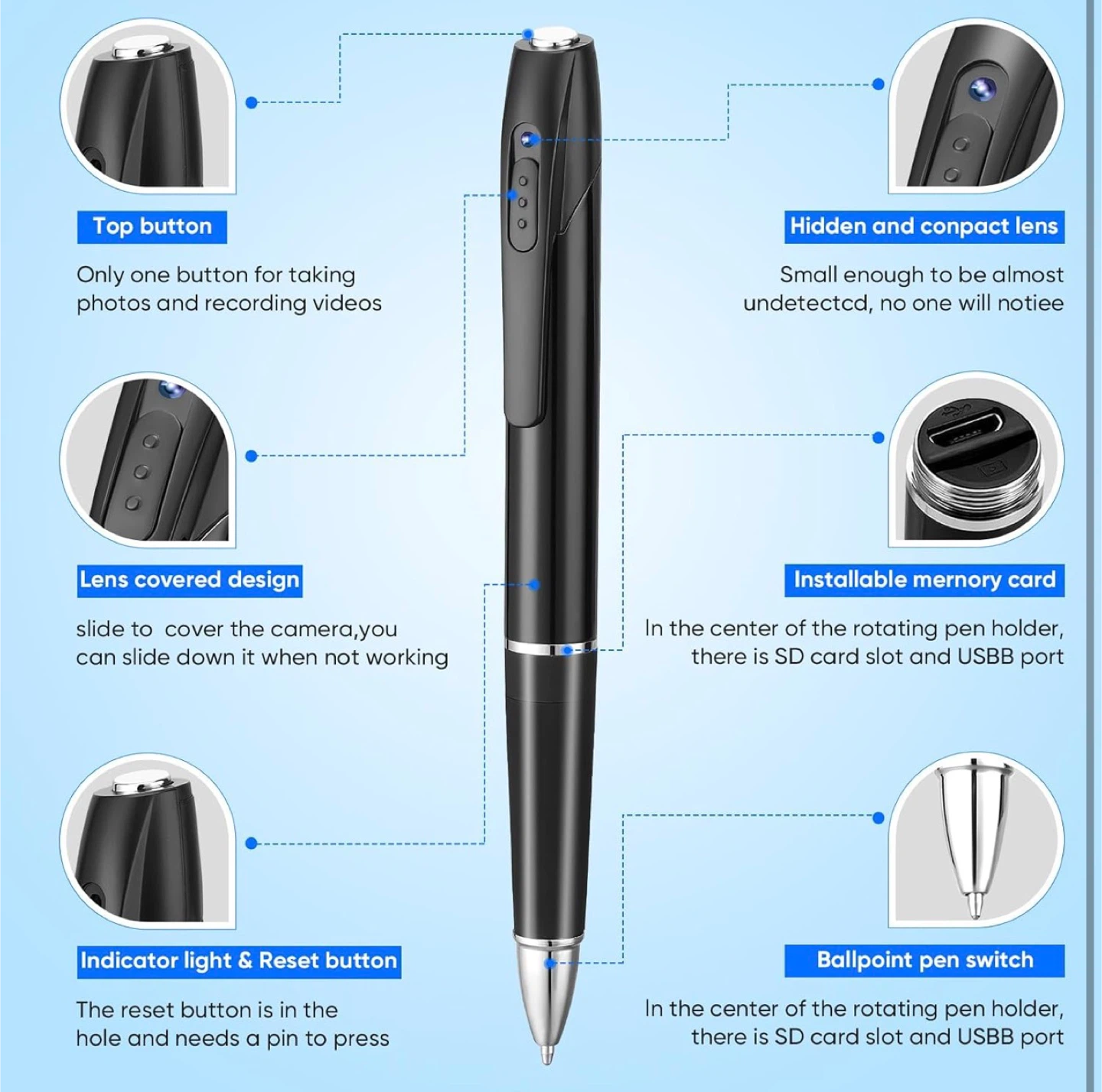 HD Pen Camera 1080P - photo 5