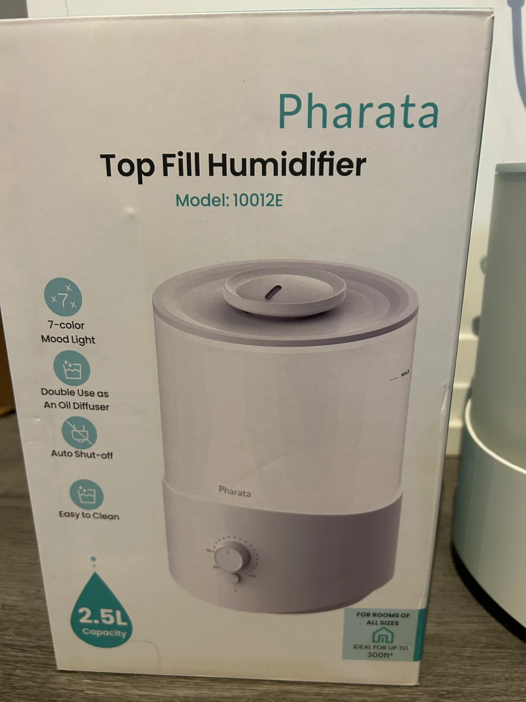 Pharata Top Fill Humidifier - Model 10012E - photo 5
