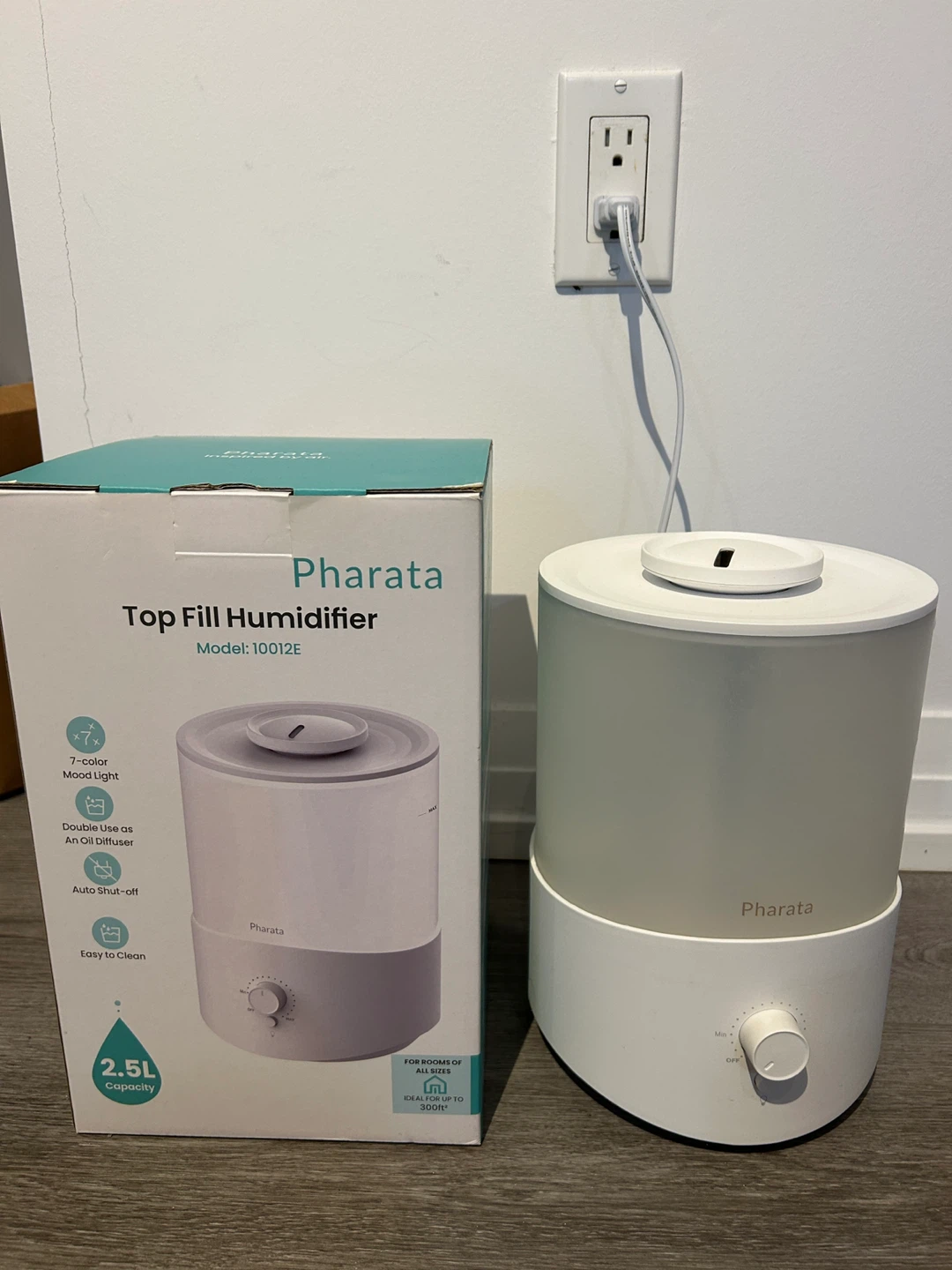 Pharata Top Fill Humidifier - Model 10012E