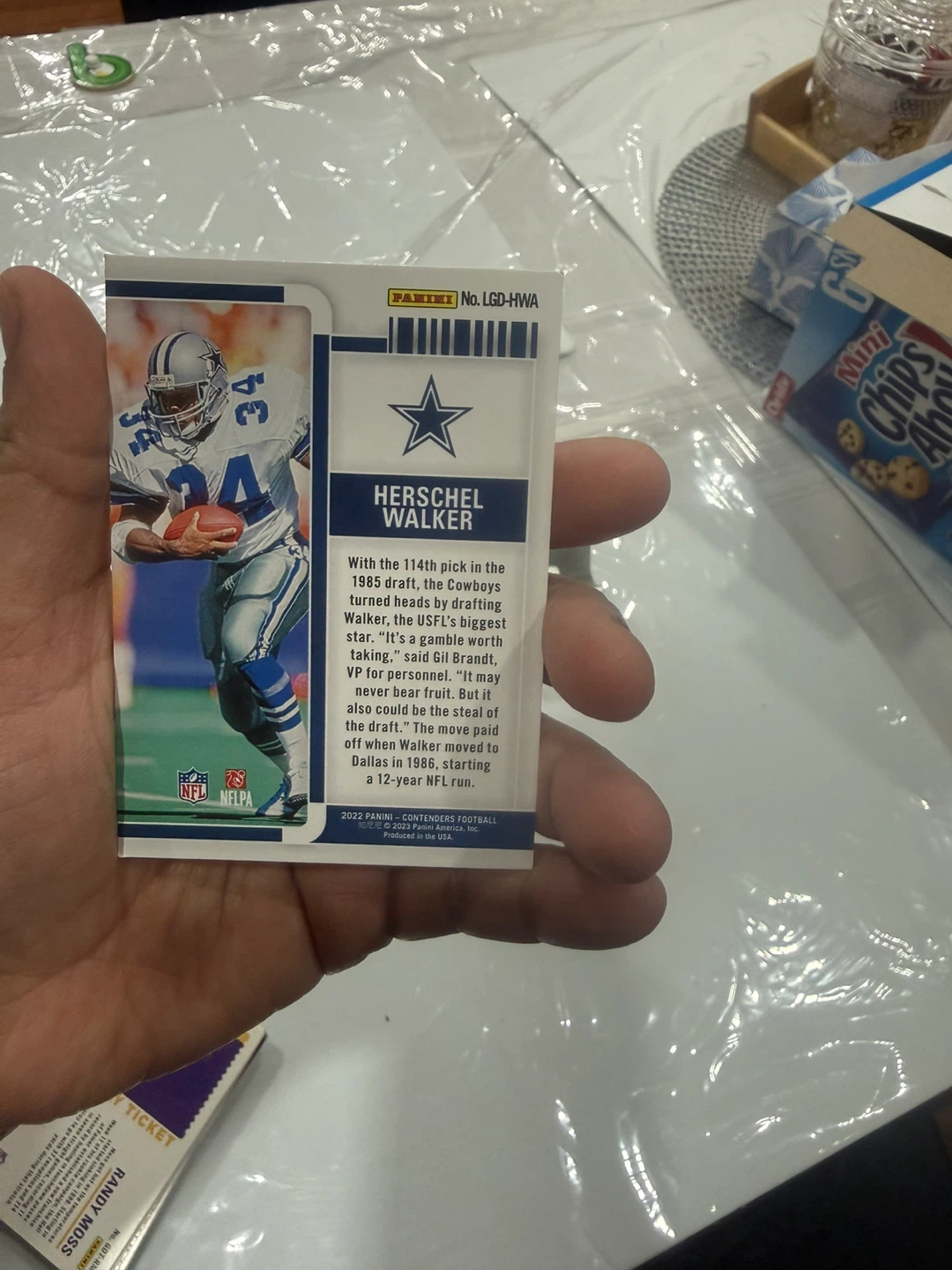 2022 Panini Contenders Football Herschel Walker Card