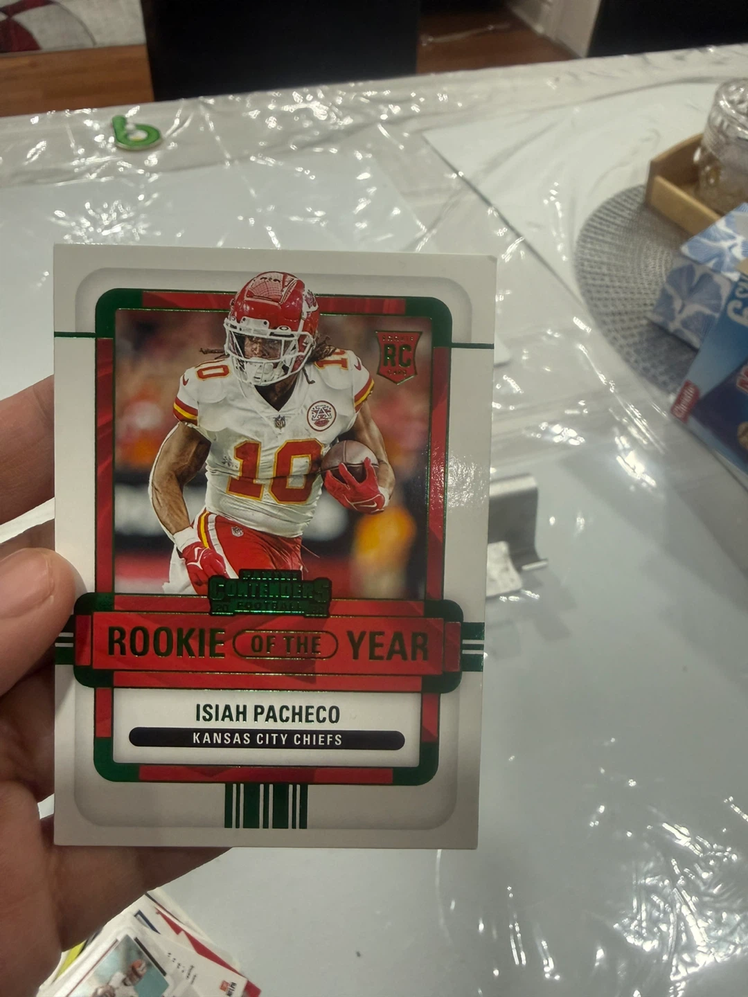 2022 Panini Contenders Isiah Pacheco RC Rookie Card