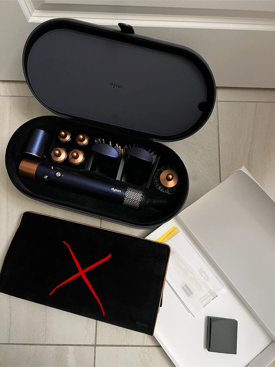 Dyson Airwrap Styler Complete Dark Blue Bright Copper