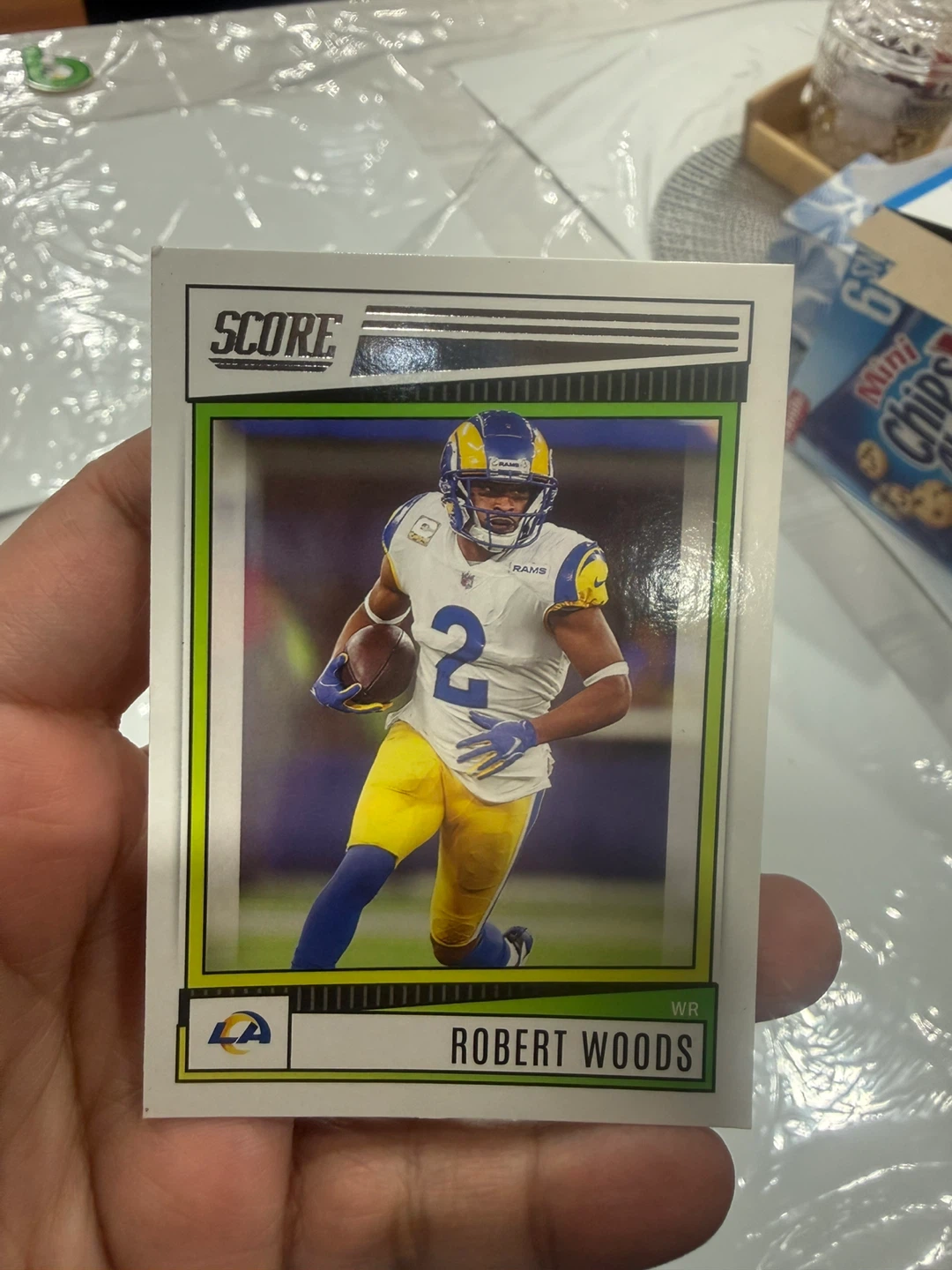 2022 Panini Score Robert Woods Football Card