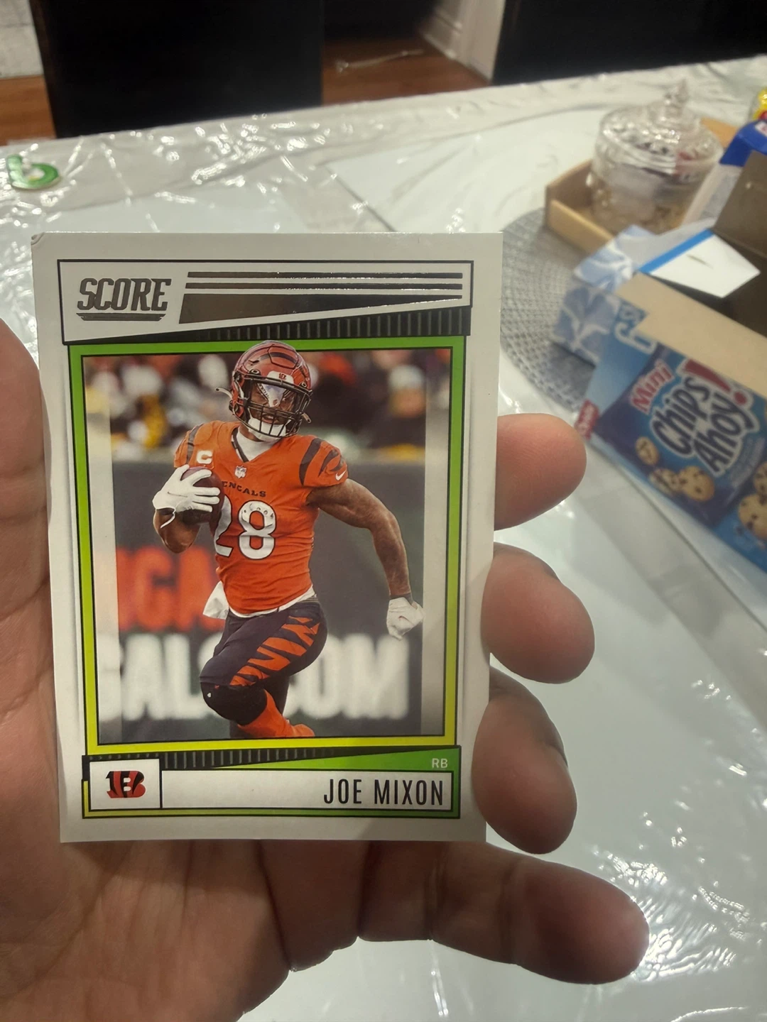 2022 Panini Score Football Joe Mixon Card #195