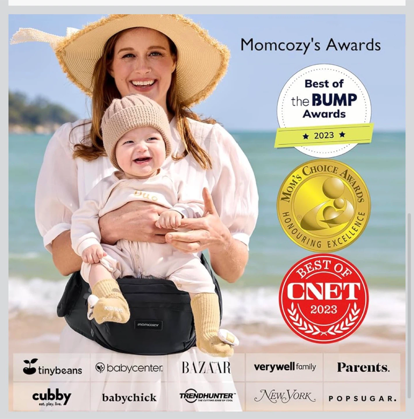Momcozy Baby Carrier Hip Seat - photo 4