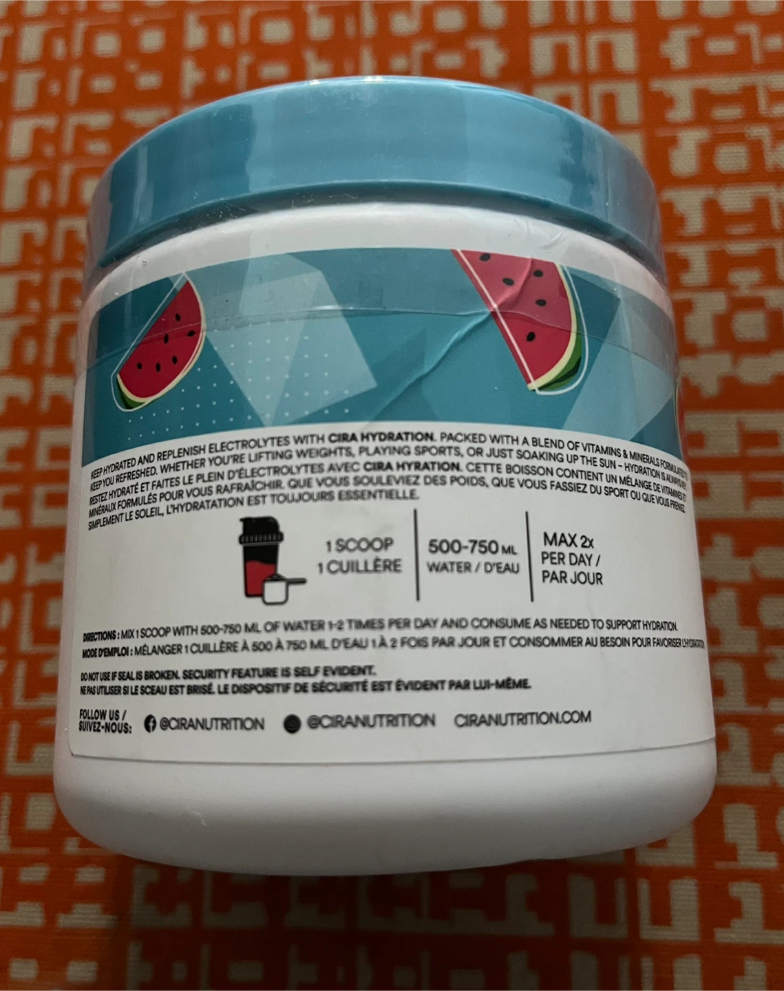 Cira Hydration Watermelon Electrolyte Powder - photo 2