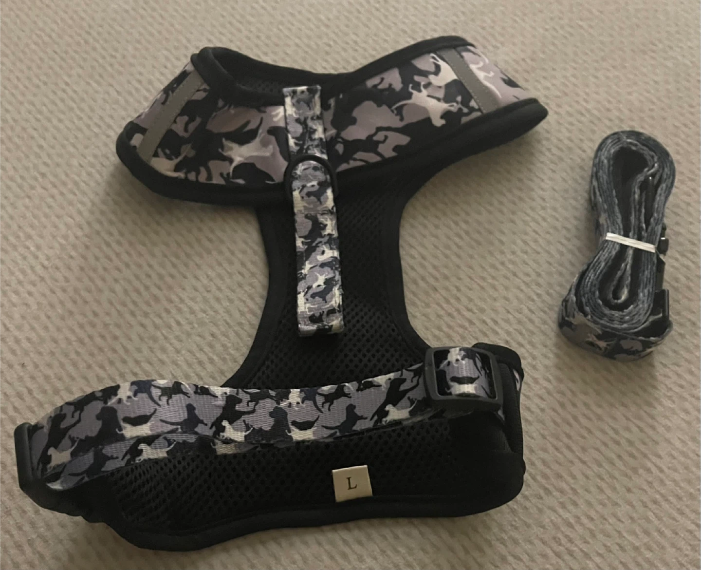 🏆 DUOMM Dog Harness and Leash Set - Size L - photo 5