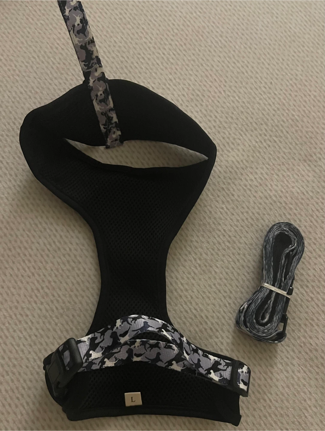 🏆 DUOMM Dog Harness and Leash Set - Size L - photo 3