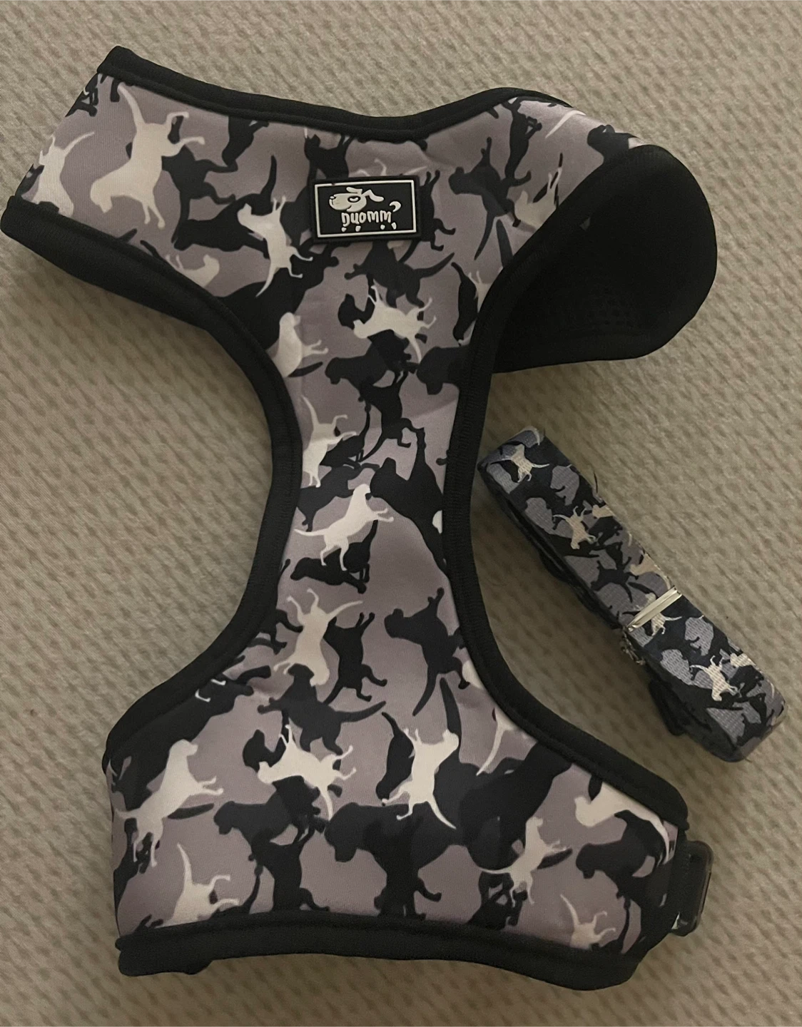 🏆 DUOMM Dog Harness and Leash Set - Size L