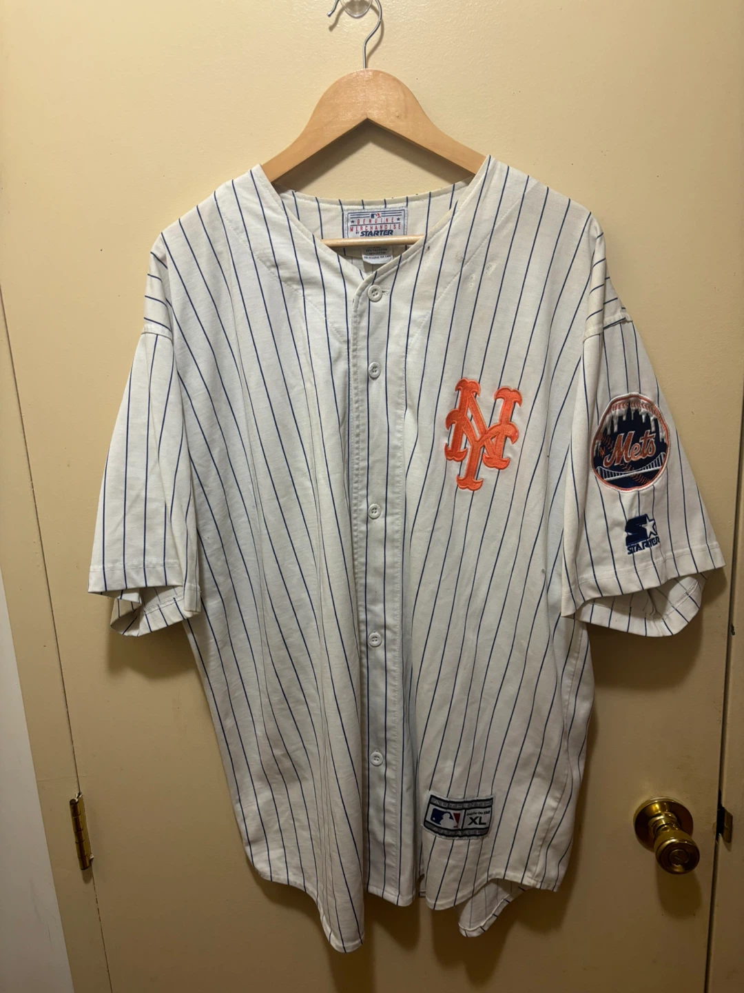 Starter New York Mets Baseball Jersey XL