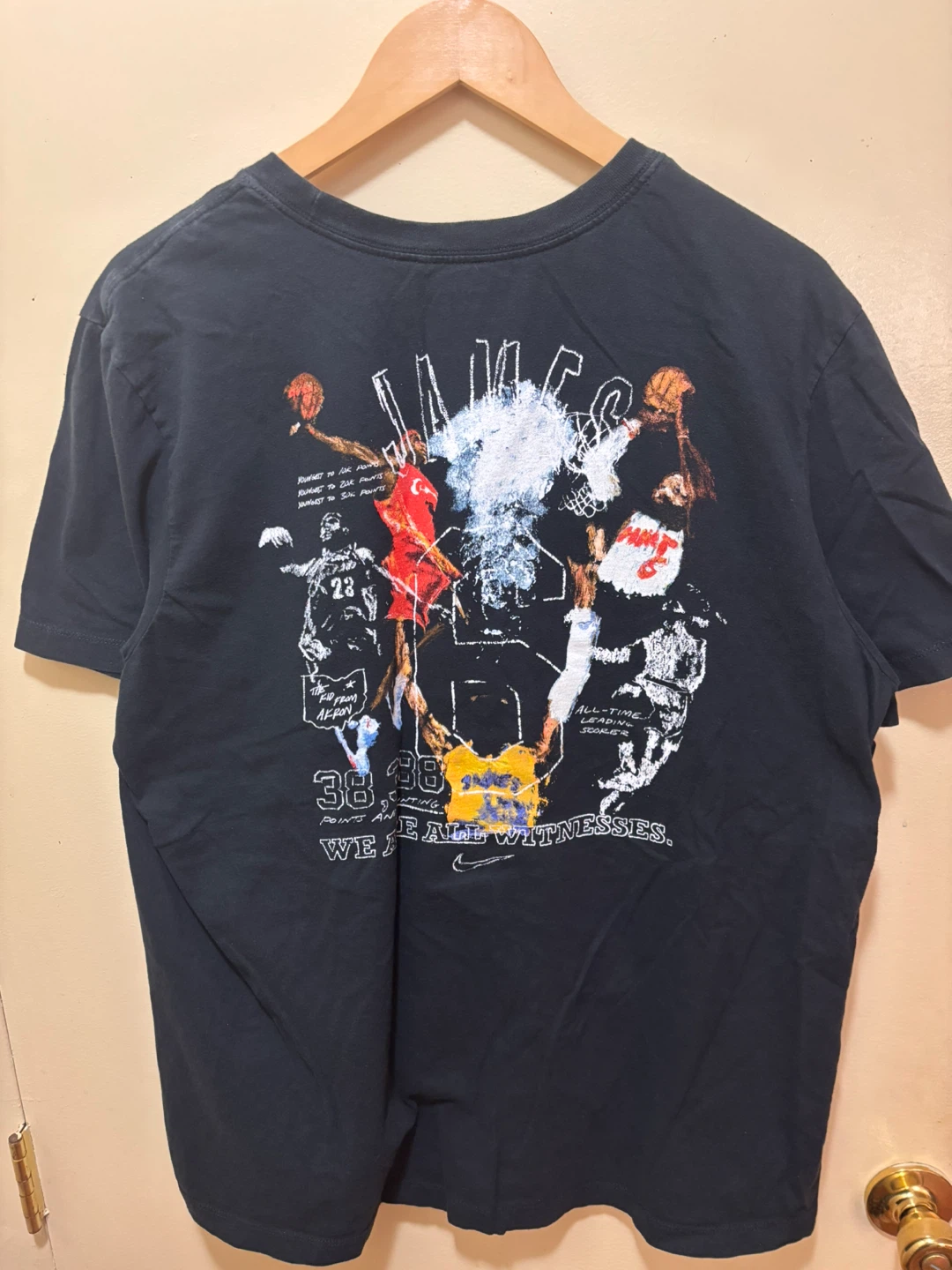 Nike LeBron James "Broke The Record" T-Shirt XL - photo 3