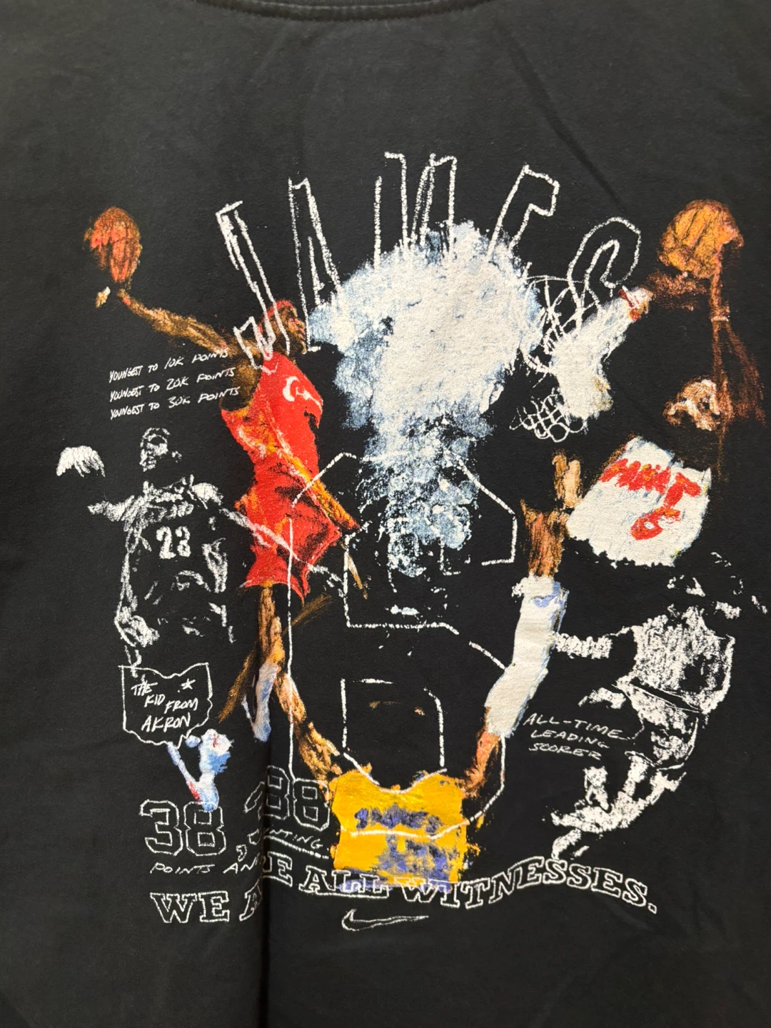 Nike LeBron James "Broke The Record" T-Shirt XL - photo 4