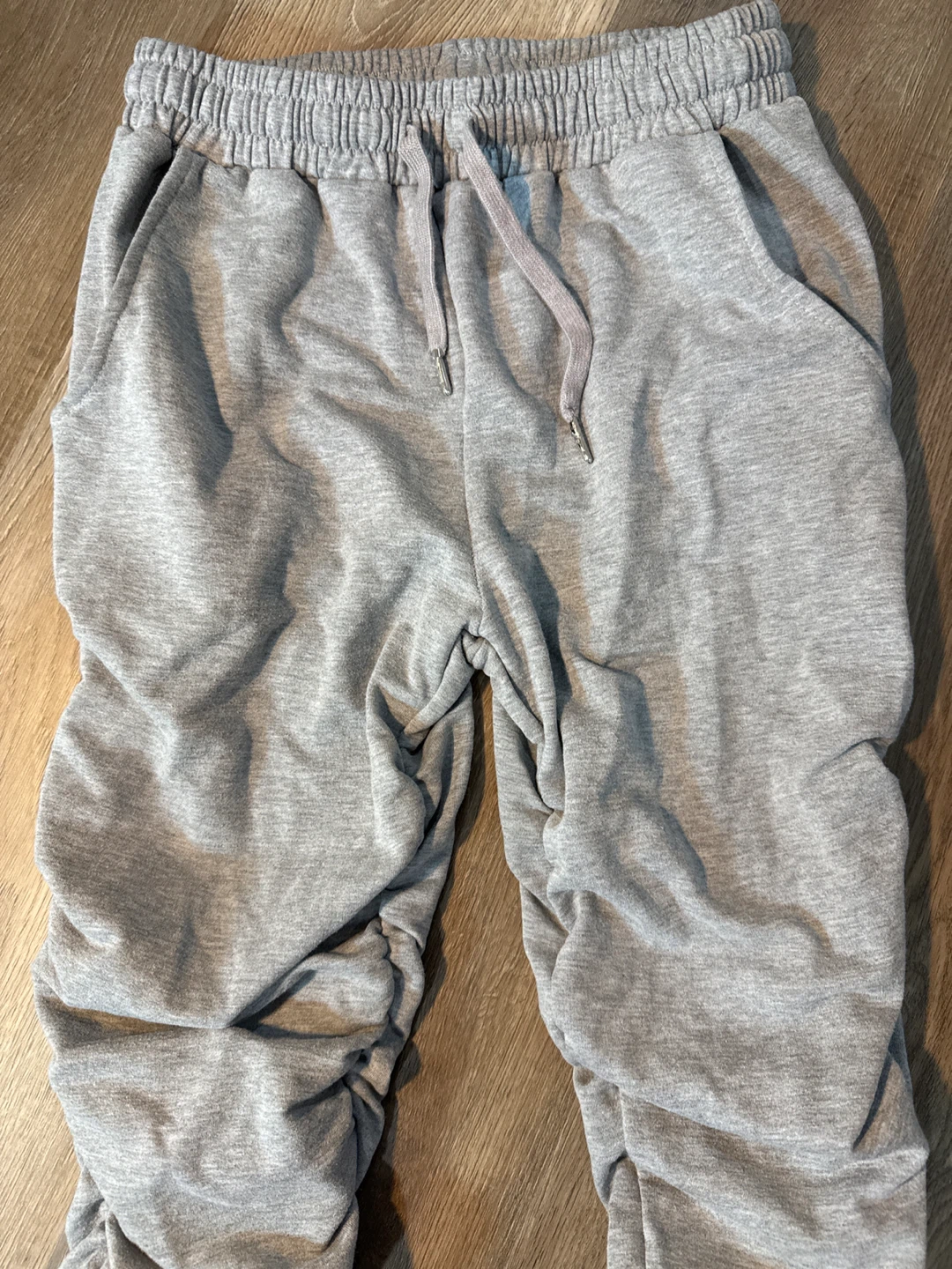 Fashion Nova Ruched Sweatpants - Grey - Size L - photo 2