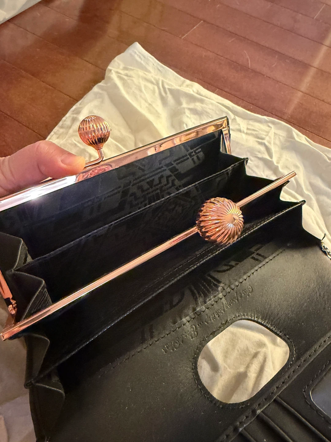 Ted Baker Black Floral Wallet - photo 3