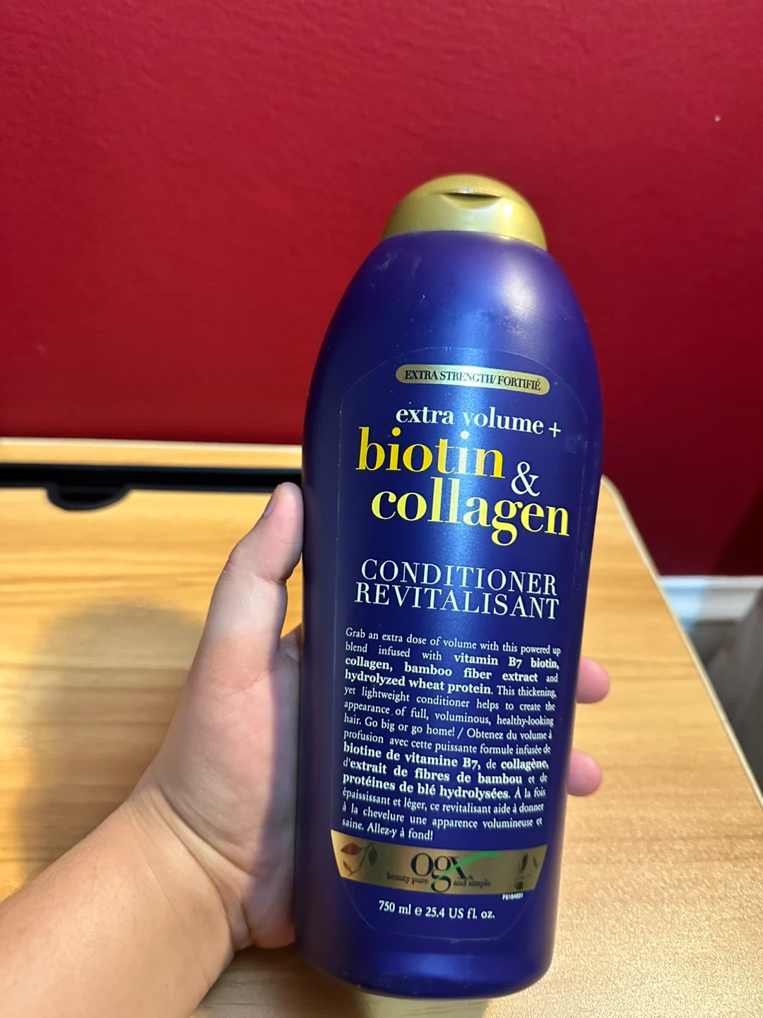 OGX Extra Volume + Biotin & Collagen Conditioner Revitalisant