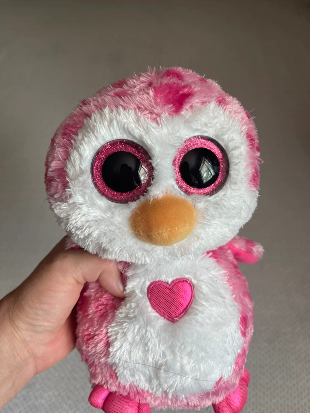 🏆 Beanie Boo's Pink Penguin Plush Toy - photo 4