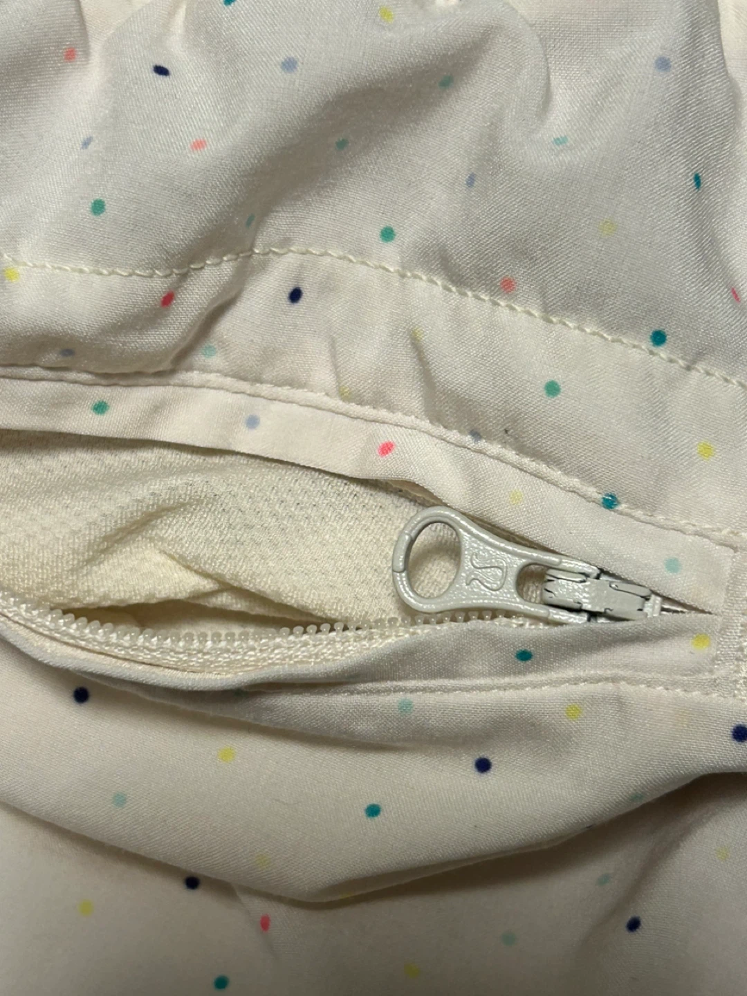 Lululemon Athletica White Dot Shorts Size 6 - photo 5