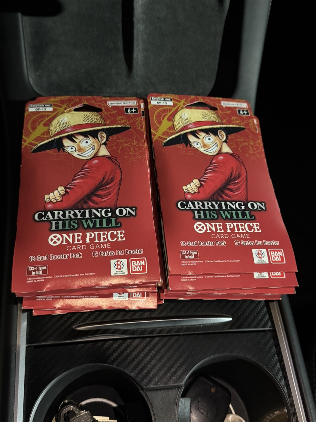 One piece op13 sleeve booster packs