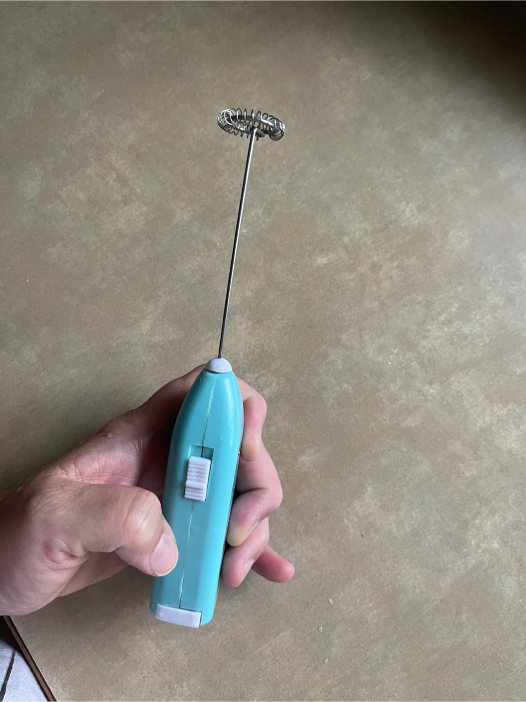 🏆 Blue Mini Electric Milk Frother - photo 4