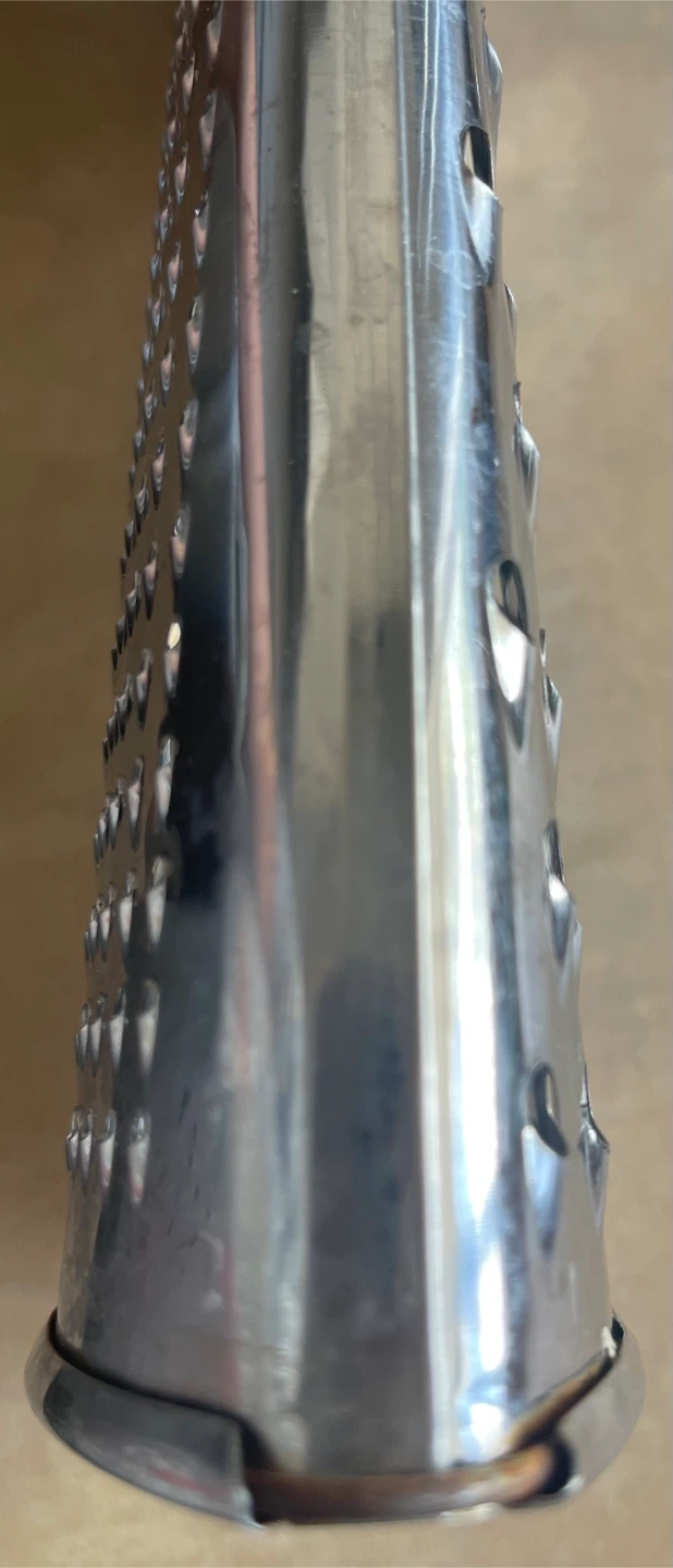 🏆 Stainless Steel Box Grater with Black Handle - photo 2