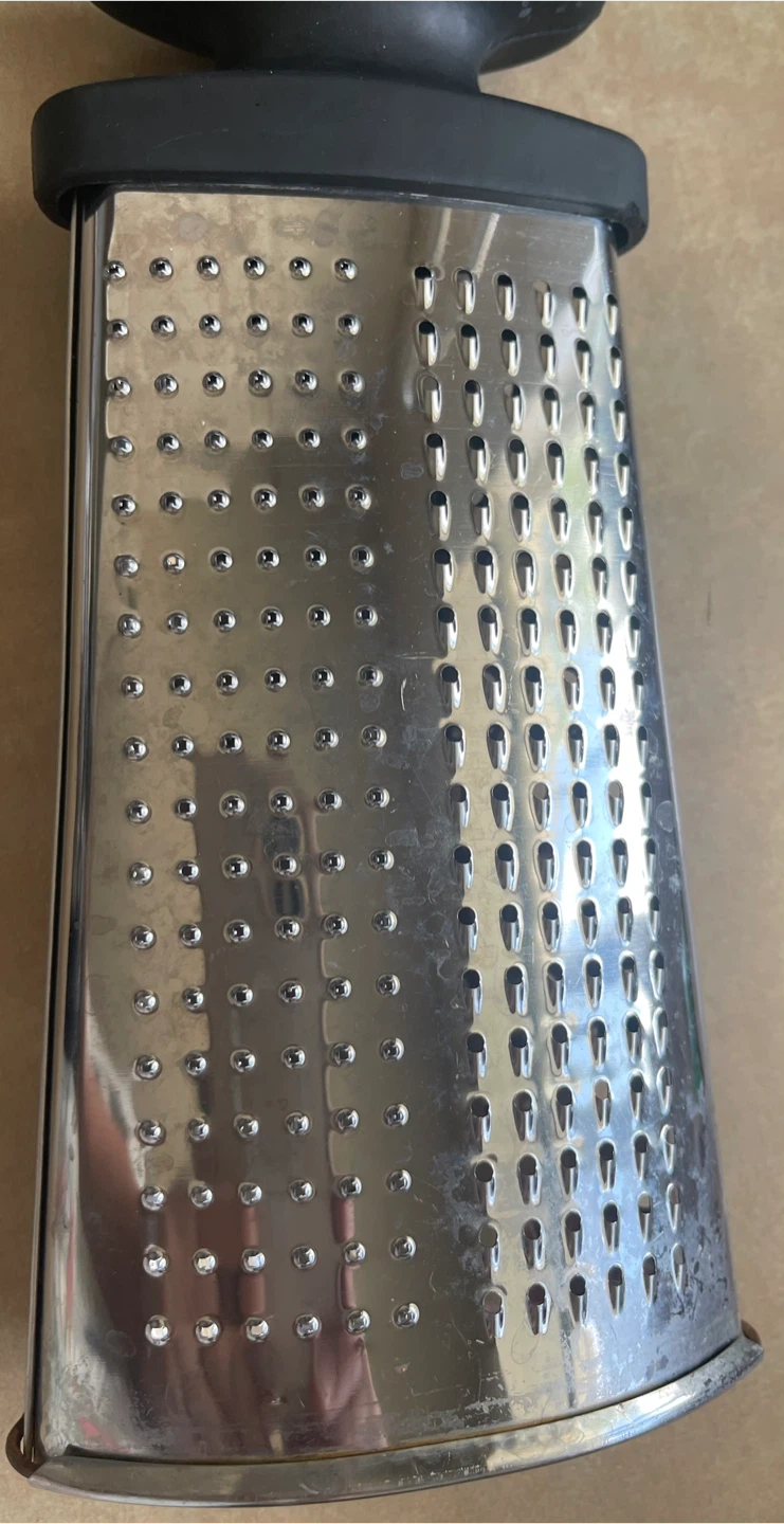 🏆 Stainless Steel Box Grater with Black Handle - photo 5