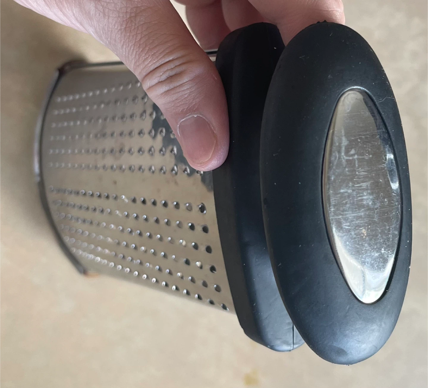 🏆 Stainless Steel Box Grater with Black Handle